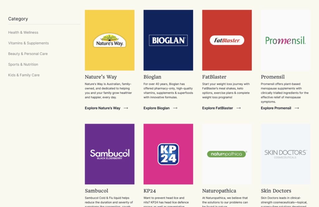 Small business WordPress website design example