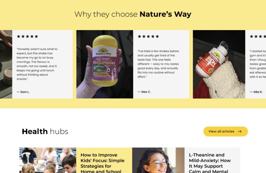 WordPress web design Sydney project example